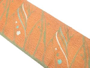 未使用品　抽象模様織出し袋帯